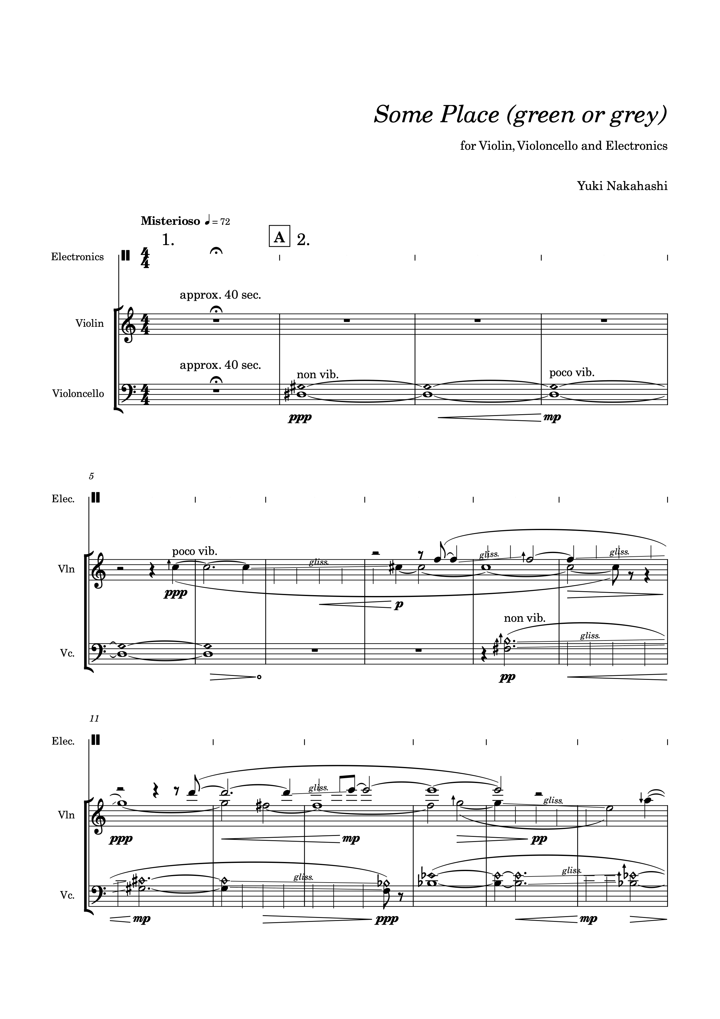 Some Place (green or grey) Sample